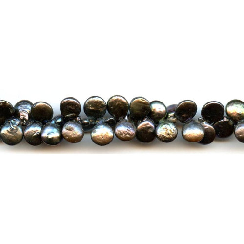 041-1049 Freshwater Pearl Drop <br>10-12x Coin Drop