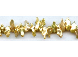 Freshwater Pearl Drop 14-18x Keshi Leaf