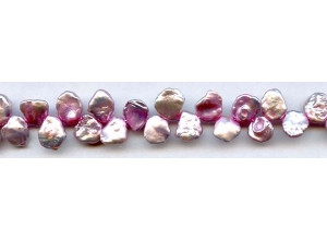 Freshwater Pearl Drop 10mm Keishi Petal