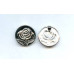 084-0011 Sterling Silver <br>24mm Rose Pendant