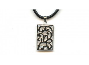 Sterling Silver 29x19 Pendant