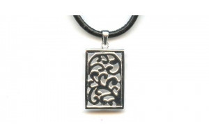 Sterling Silver 29x19 Pendant