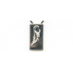Sterling Silver 36x19 Pendant