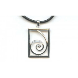 Sterling Silver 38x28 Pendant