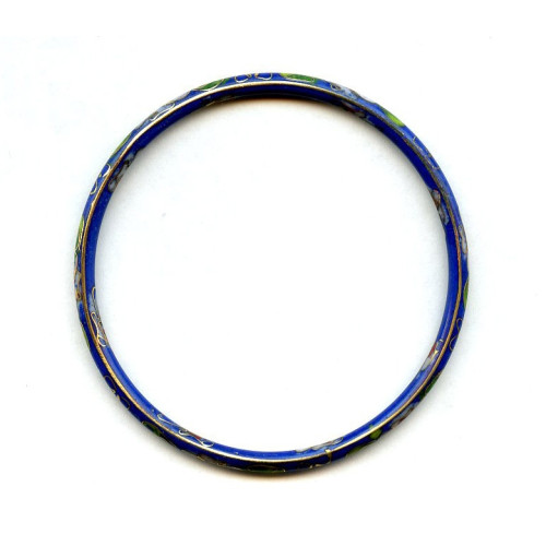 087-0001 Cloisonne <br>4mm Bangle