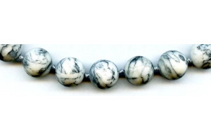 Matte Pinolith 13.5mm Round