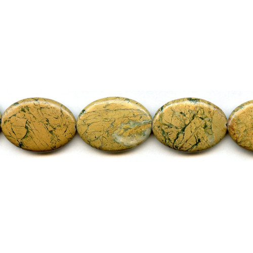 101-3364 Green Line Jasper <br>20x30 Flat Oval