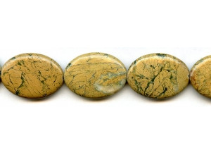 Green Line Jasper 20x30 Flat Oval