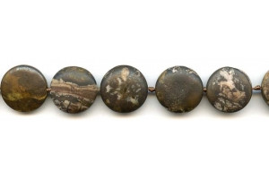 Matte Outback Jasper 17-19mm Dime