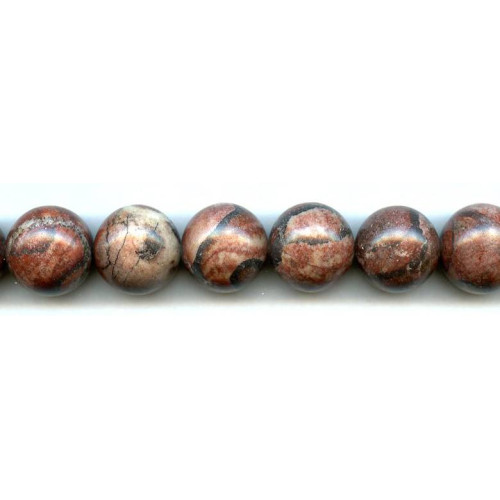 101-3683 Chinese Jasper <br>17-18mm Round