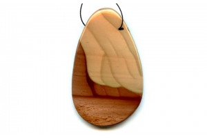 Willow Creek Jasper 57x34 Pendant