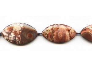 Bird Eye Agate 19-25x Flat Marquise