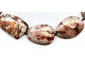 Bird Eye Agate 23-26x Fancy Flat Oval