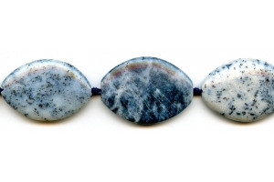 Ice Blue Agate 20-24x Flat Oval