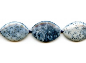 Ice Blue Agate 20-24x Flat Oval