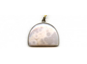 Brazilian Orbicular Agate 27x37 Pendant