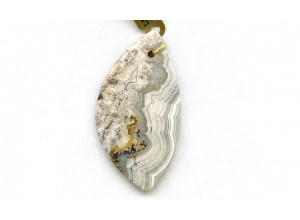 Laguna Lace Agate 53x29 Pendant