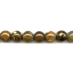 Yellow Spot Agate 16mm Round