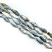 102-0592 Ice Blue Agate <br>12x32 Twist Oval