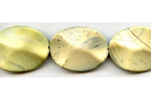 Butter Jade 30x40 Waved Flat Oval