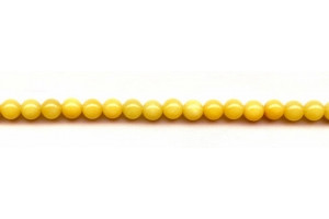 Dyed Yellow Jade 6mm Round