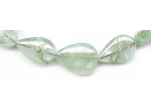 Green Phantom Quartz 12-21x Flat Pear