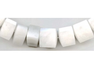 White Quartz 16-20x Faceted Tri Tube