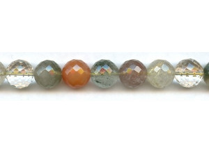 Mixed Quartz 14mm Faceted Round