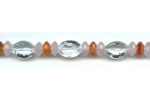 Mixed Quartz 12x Faceted Mixed Shapes