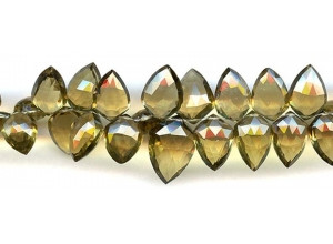 Beer Quartz 12-20x Faceted Fancy Briolette