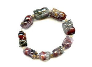 Auralite 13-16mm Carved Pichiu Bracelet