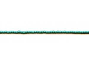 Matte Imitation Turquoise 3mm Round