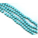 107-0032 Imitation Turquoise <br>11-13mm Carved Round