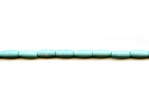 Matte Imitation Turquoise 5x12 Oval Rice