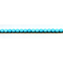 Imitation Turquoise 6mm Faceted Round
