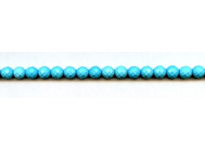 Imitation Turquoise 6mm Faceted Round