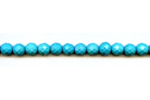 Imitation Turquoise 8mm Faceted Round