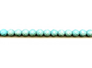 Imitation Turquoise 8mm Faceted Round