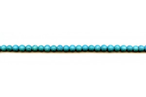 Imitation Turquoise 4mm Round