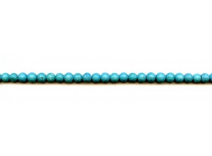 Imitation Turquoise 4mm Round