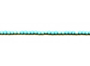 Matte Imitation Turquoise 4mm Round