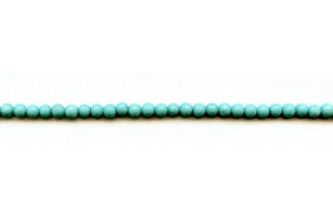 Matte Imitation Turquoise 4mm Round