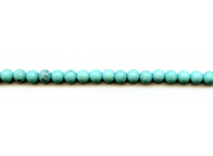 Matte Imitation Turquoise 6mm Round