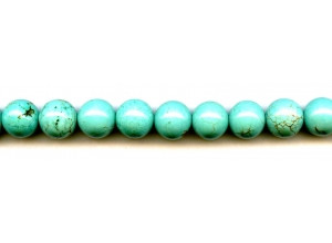 Imitation Turquoise 12mm Round