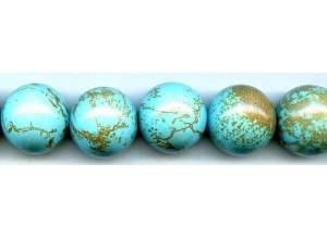 Imitation Turquoise 22mm Round