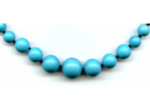 Imitation Turquoise 14mm Round Necklace