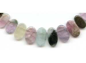 Tourmaline 10-22mm Flat Oval Drop