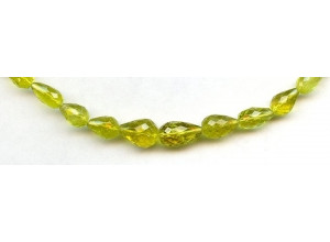 Yellow Tourmaline 5-8x Faceted Teardrop