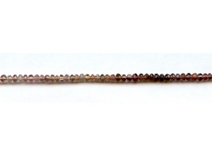 Pink Tourmaline 3mm Faceted Rondell