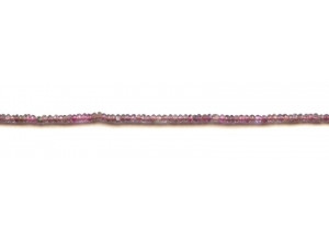 Pink Tourmaline 2.5mm Faceted Rondell